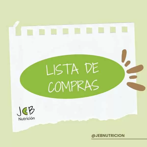 LISTA DE COMPRAS SALUDABLE